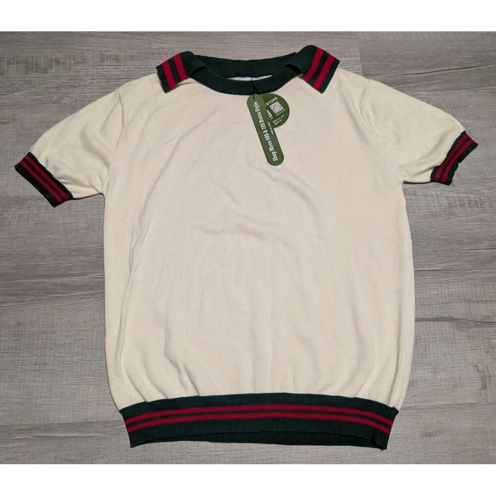 OXKNIT Store Sweater Men's Sz M Short Sleeve Knit Cotton NWT